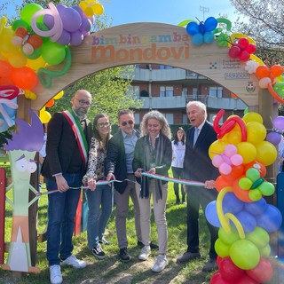 Inaugurato a Mondovì il nuovo parco &quot;Bimbingamba&quot;