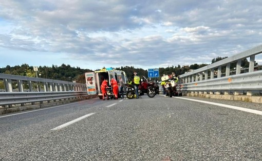 Verso le 18 di oggi l'incidente sulla tangenziale braidese