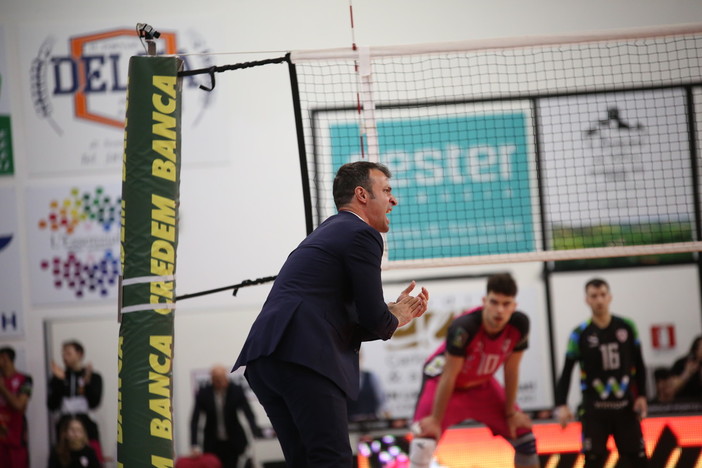 Un infuocato Matteo Battocchio durante la partita di porto Viro (Foto: Margherita Leone)