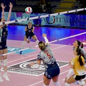 Una immagine del match disputato all'andata (foto sito Legavolleyfemminile)