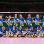 La squadra dell'Acqua S.Bernardo Cuneo Sitting Volley 2025 (Foto Ciribirigì)