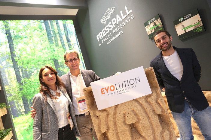 Cuneesi a Ecomondo: alla fiera di Rimini l’innovativo &quot;Presspall&quot; di Corno Pallets