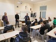 Alcuni momenti dell'incontro tenuto presso la sede dell'istituto fossanese