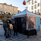 Mondovì, in piazza Fontana la grande tenda de &quot;I segreti della camera ottica&quot;