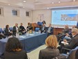 Alcuni momenti dell'incontro tenuto in Confcommercio