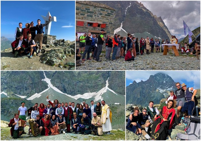 Alcune immagini dell'edizione 2019 dei &quot;Coriandoli sul Monviso&quot;