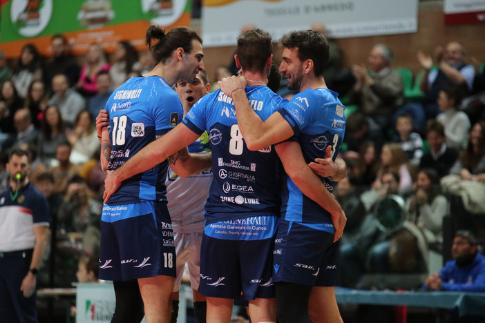 A Marcovetere Cuneo va alla ricerca del primo successo stagionale in trasferta (Foto Cuneo Volley)