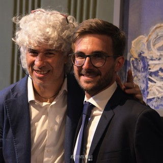 Roberto Cavallo col sindaco Alberto Gatto (foto Mauro Gallo)