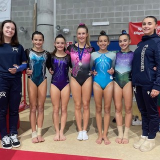 Il gruppo della Cuneoginnastica in gara