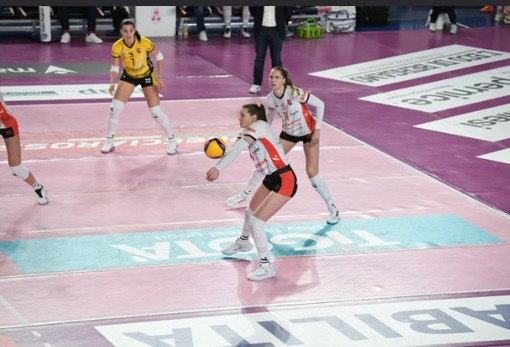 Gatte in azione durante il match contro Firenze (foto di Danilo Ninotto)