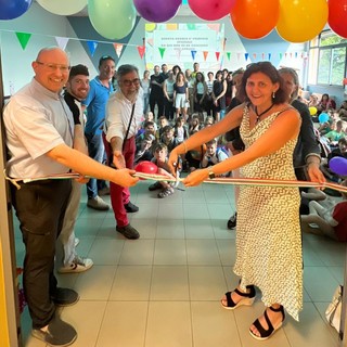 L'inaugurazione della nuova scuola estiva di Centallo