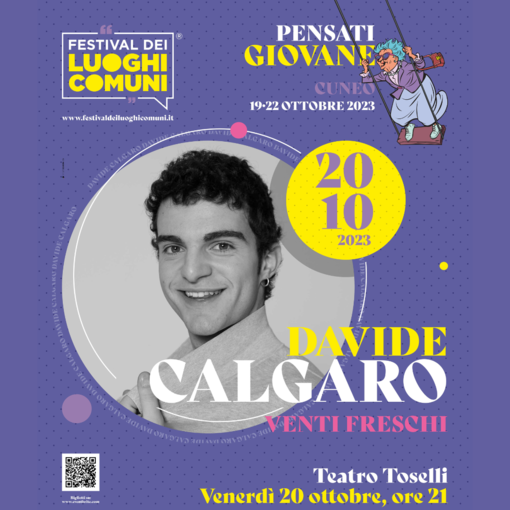 Davide Calgaro racconta i suoi vent’anni al Festival dei Luoghi Comuni di Cuneo [VIDEO]