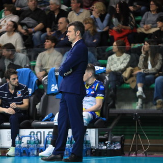 Matteo Battocchio durante la partita con Siena (Foto Margherita Leone)