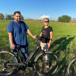 Mattia Meirone Barbero ed Enrica Bonansea nelle campagne di Cardè