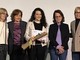 La consegna del premio &quot;Rivela una gemma&quot; a Nicole Robasto . Da sinistra Emanuela Gallo, Tiziana Somà, Nicole Robasto, Alessandra Cussa, Alessandra Piano