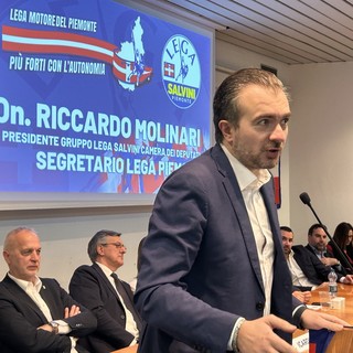 Riccardo Molinari, capogruppo della Lega alla Camera dei Deputati e segretario regionale per il Piemonte