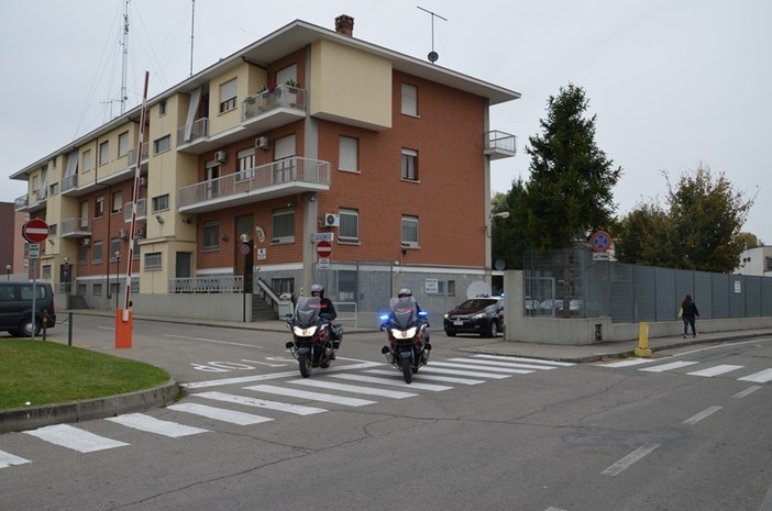 La caserma dei Carabinieri di Alba