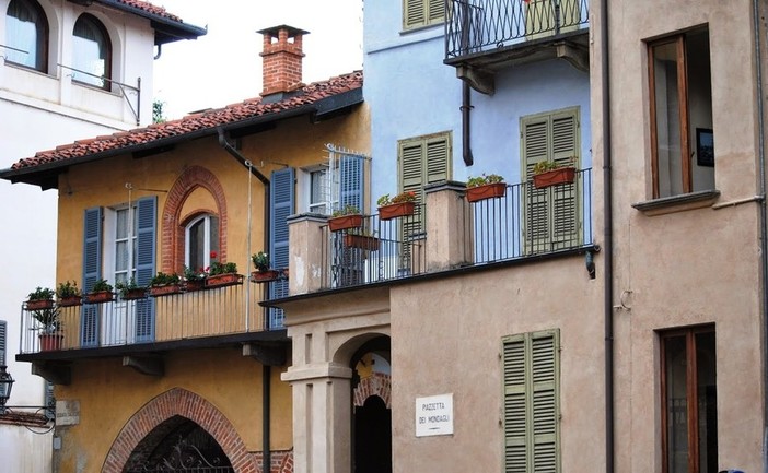 Saluzzo Casa Pellico in piazzetta dei Mondagli