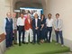 Foto di gruppo al termine della presentazione tenuta nel pomeriggio di ieri a Villa Aragno, Cuneo