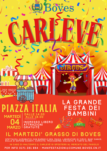 Torna una delle feste più amate: il 4 marzo c'è il Carnevale bovesano