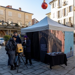 Mondovì, in piazza Fontana a Mondovicino la grande tenda de &quot;I segreti della camera ottica&quot;