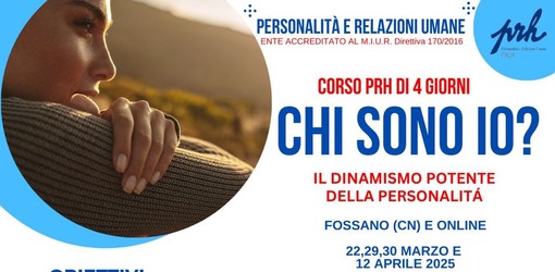 A Fossano il corso &quot;Conoscere meglio se stessi e crescere in solidità e sicurezza&quot;