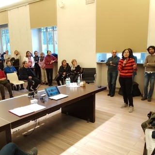 Alcuni momenti dell'incontro tenuto ieri a Mondovì