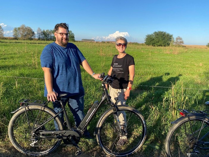 Mattia Meirone Barbero ed Enrica Bonansea nelle campagne di Cardè