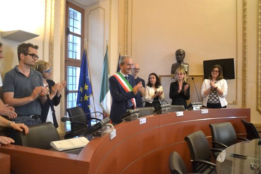 La proclamazione di Gianni Fogliato, confermato sindaco
