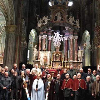 Saluzzo, la cerimonia della Confraternita di sant'Eligio in duomo