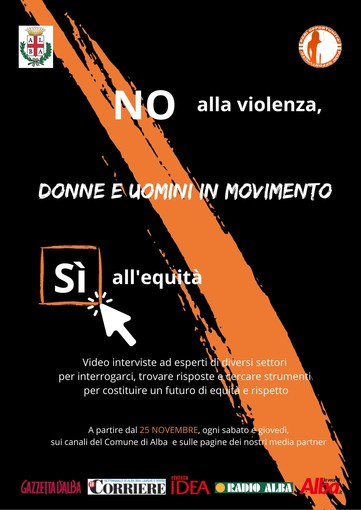 No alla violenza di genere nelle interviste della Consulta Pari Opportunità della Città di Alba