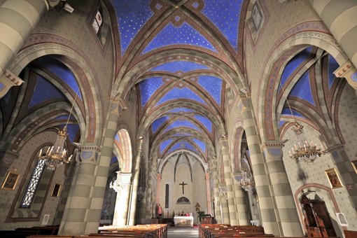 Saluzzo, chiesa di Sant'Agostino - interno