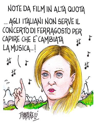 E' cambiata la musica al concerto di Ferragosto...