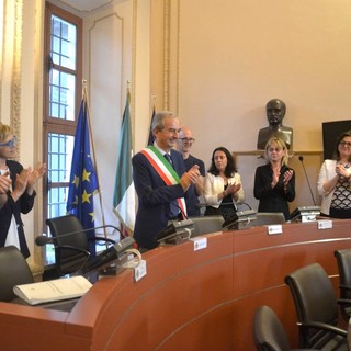La proclamazione di Gianni Fogliato, confermato sindaco