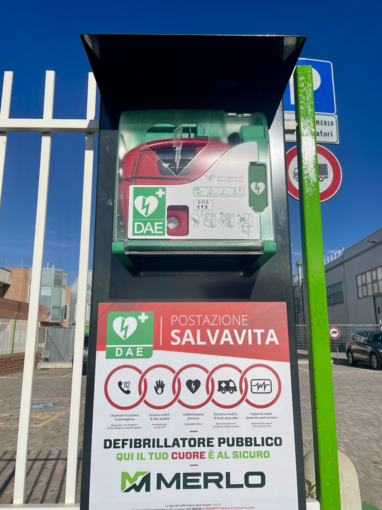 Con i nuovi defibrillatori, Merlo investe sulla salute e sulla sicurezza dei lavoratori e della comunità locale