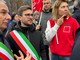 Il sindaco di Alba Alberto Gatto ha partecipato alla mobilitazione sul sito di Santa Vittoria d'Alba