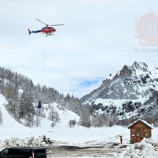 Operazioni di disgaggio valanghe effettuate domenica al Colle della Maddalena