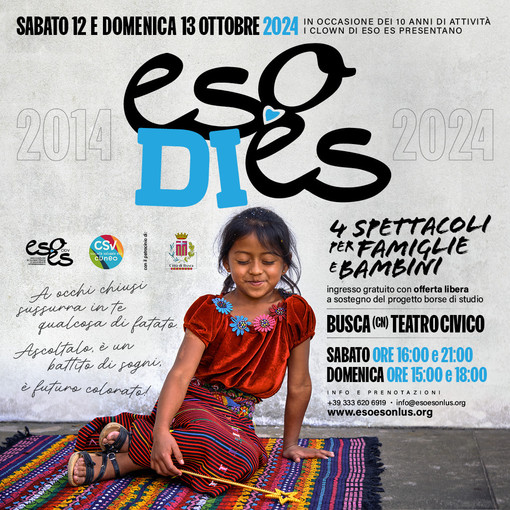 Eso Es celebra 10 anni di solidarietà e clownterapia: evento speciale al Teatro Civico di Busca