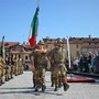 Venerdì l'avvicendamento alla guida della Reggimento. Nella foto d'archivio una manifestazione pubblica a Fossano