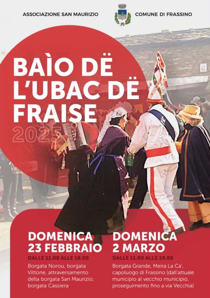 A San Maurizio di Frassino viene riproposta la “Baio de l’Ubac de Fraisse”