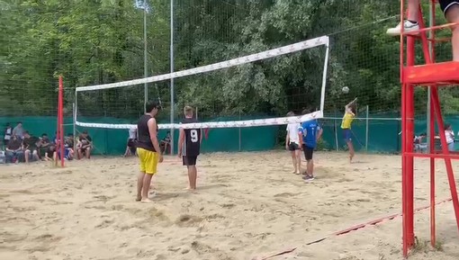 Un momento della Giornata dello Sport con il torneo di Beach volley