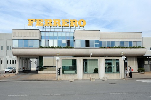 L'ingresso al complesso industriale Ferrero di Alba