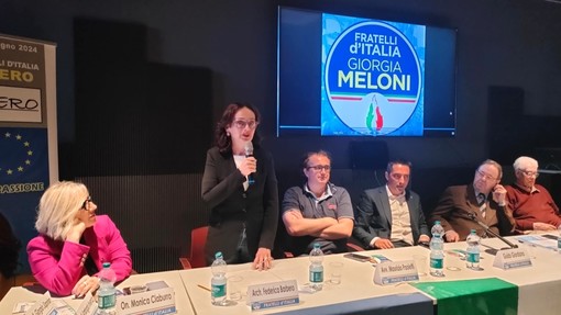 Federica Barbero al convegno &quot;Cuneo chiama il Piemonte, il Piemonte chiama l'Europa&quot;, a Borgo San Dalmazzo