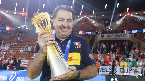 Ferdinando De Giorgi, ct della nazionale di volley maschile campione del mondo