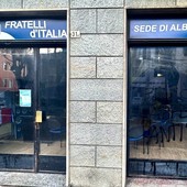 Nuovi atti di vandalismo ai danni della sede albese di Fratelli d'Italia