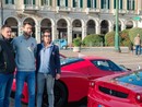 Venticinque fiammanti Ferrari parcheggiate in Piazza Galimberti per il raduno di Owner Club Torino [FOTO]