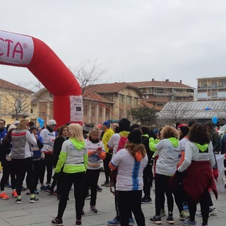 Alcuni momenti della manifestazione partita questa mattina da piazza Cavour