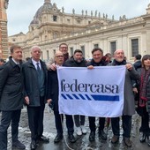 I rappresentanti di Federcasa in Vaticano