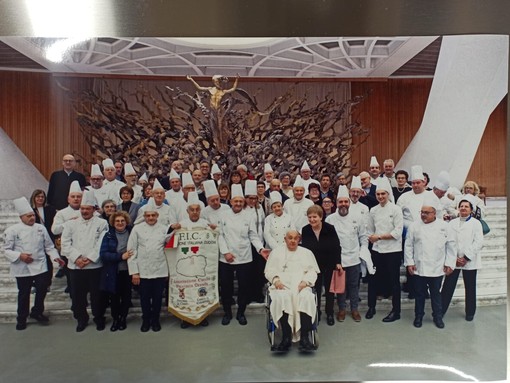 L’Associazione Cuochi Provincia Granda con il Santo Padre in occasione del Giubileo 2025