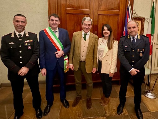 L'incontro tra il sindaco Tallone e il prefetto Savastano